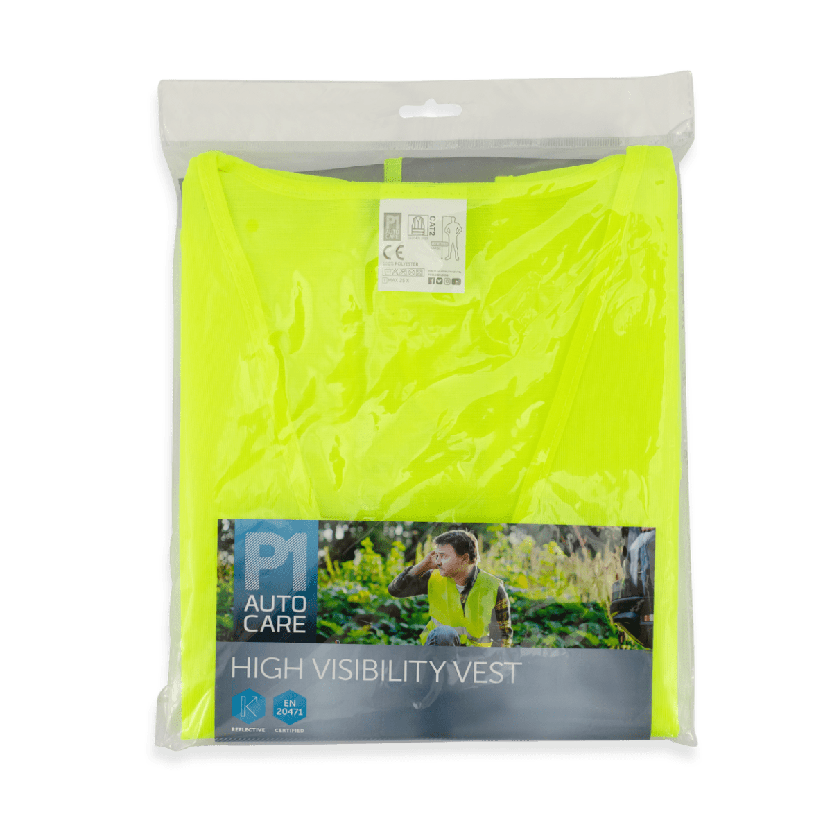 High-Visibility Safety Vest – Reflective, Adjustable & Lightweight for Construction, Traffic, and Outdoor Activities - Green Flag Shop