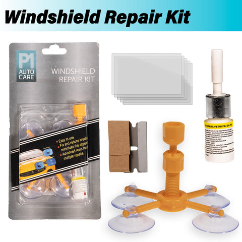 P1 Autocare© Windshield Repair Kit – Your First Line of Defence Against Windshield Damage